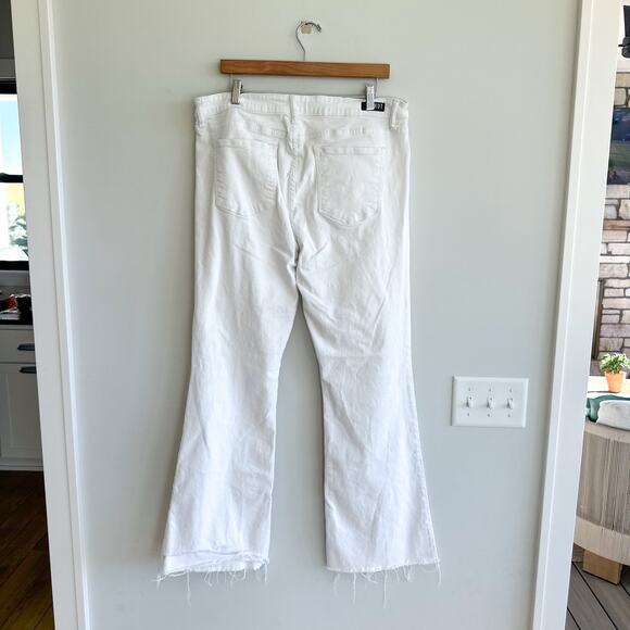 Kut From The Kloth Stella High Rise Fab Ab Flare Jeans White 16 - Picture 3 of 12